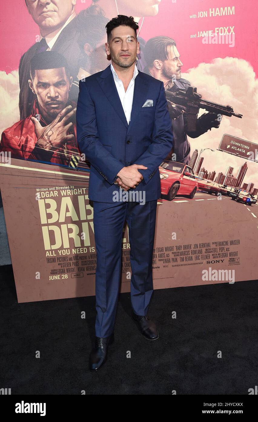 Jon Bernthal bei der Premiere von „The Baby Driver“ im Ace Hotel Downtown in Los Angeles, USA Stockfoto