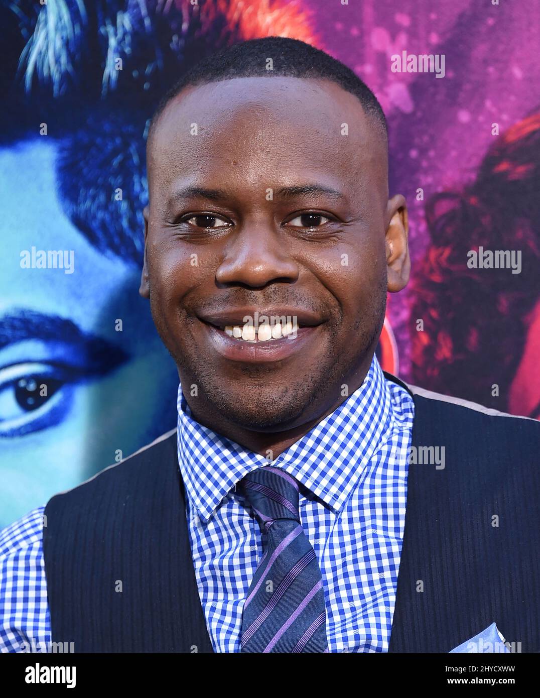 Malcolm Barrett bei der Premiere von „Preacher“ in der zweiten AMC-Saison  im Ace Theatre Downtown LA Stockfotografie - Alamy