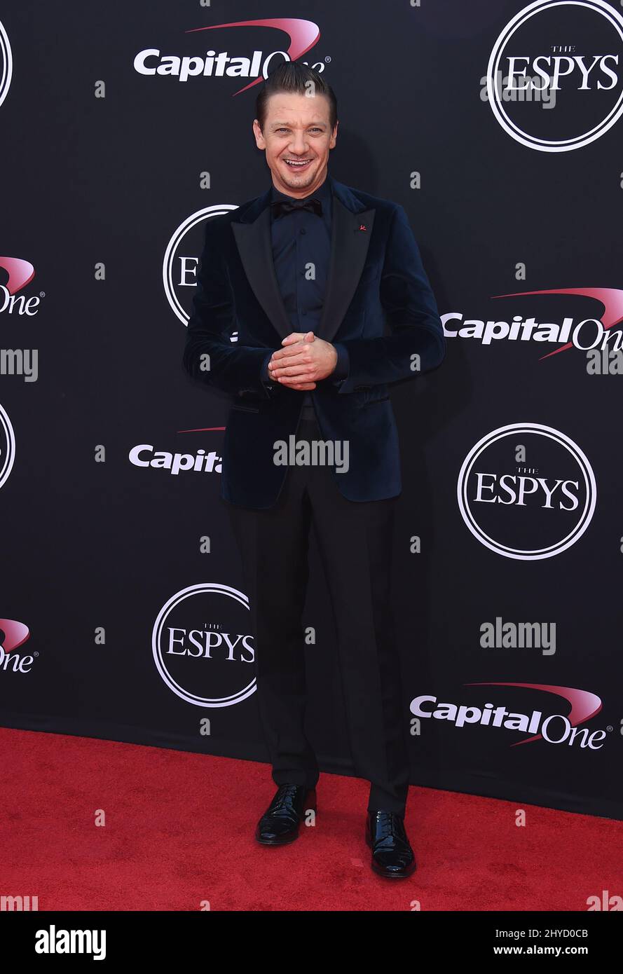 Jeremy Renner nahm an der ESPYS 25. im Microsoft Theater in Los Angeles, Kalifornien, Teil Stockfoto