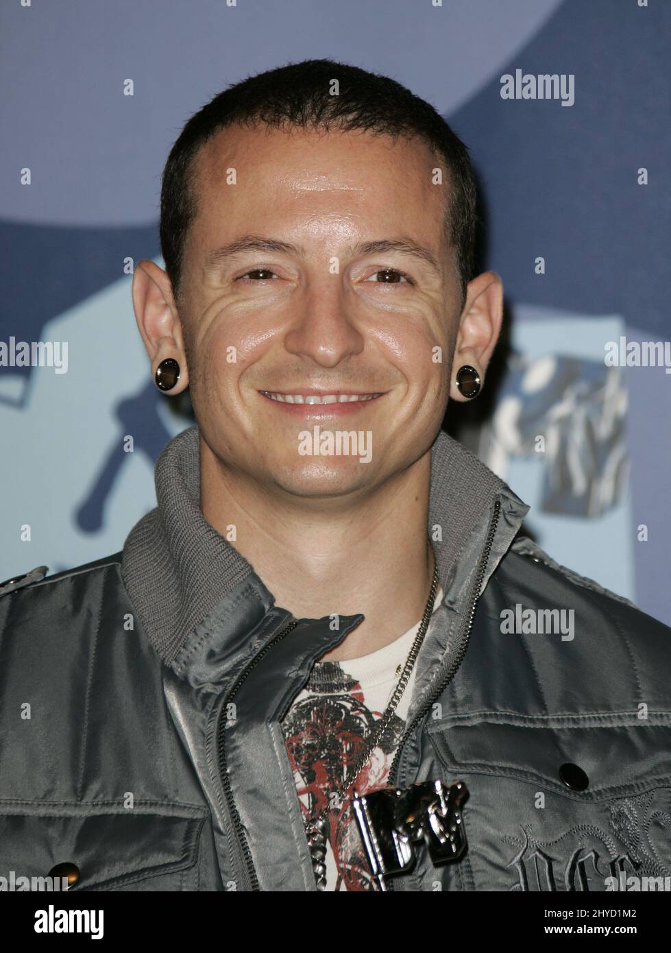 7. September 2008 Hollywood, Ca. Chester Bennington von Linkin Park 2008 MTV Video Music Awards in den Paramount Studios Stockfoto