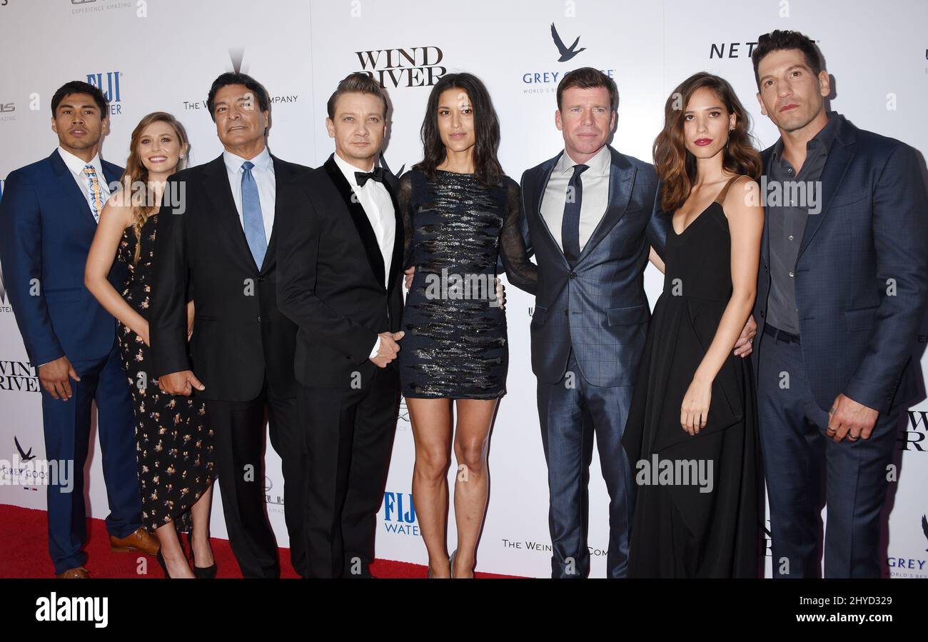 Martin Sensmeier, Elizabeth Olsen, Gil Birmingham, Jeremy Renner, Julia