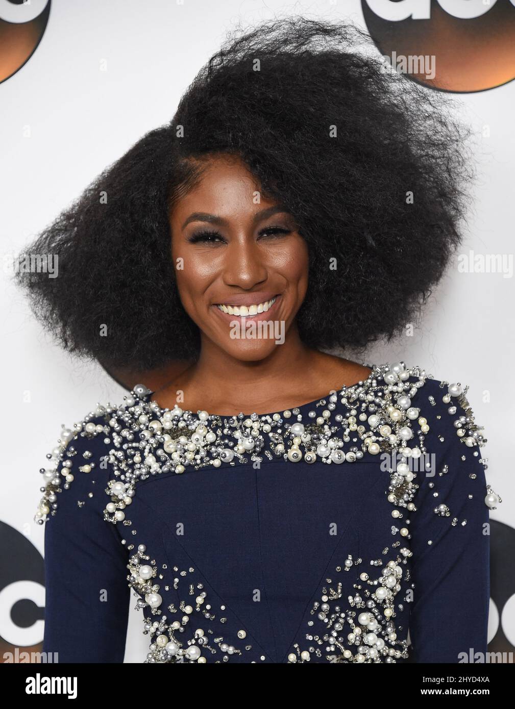 Diarra Kilpatrick kommt zur Disney ABC TCA Sommer Press Tour im Beverly Hilton Hotel, Beverly Hills, Los Angeles Stockfoto