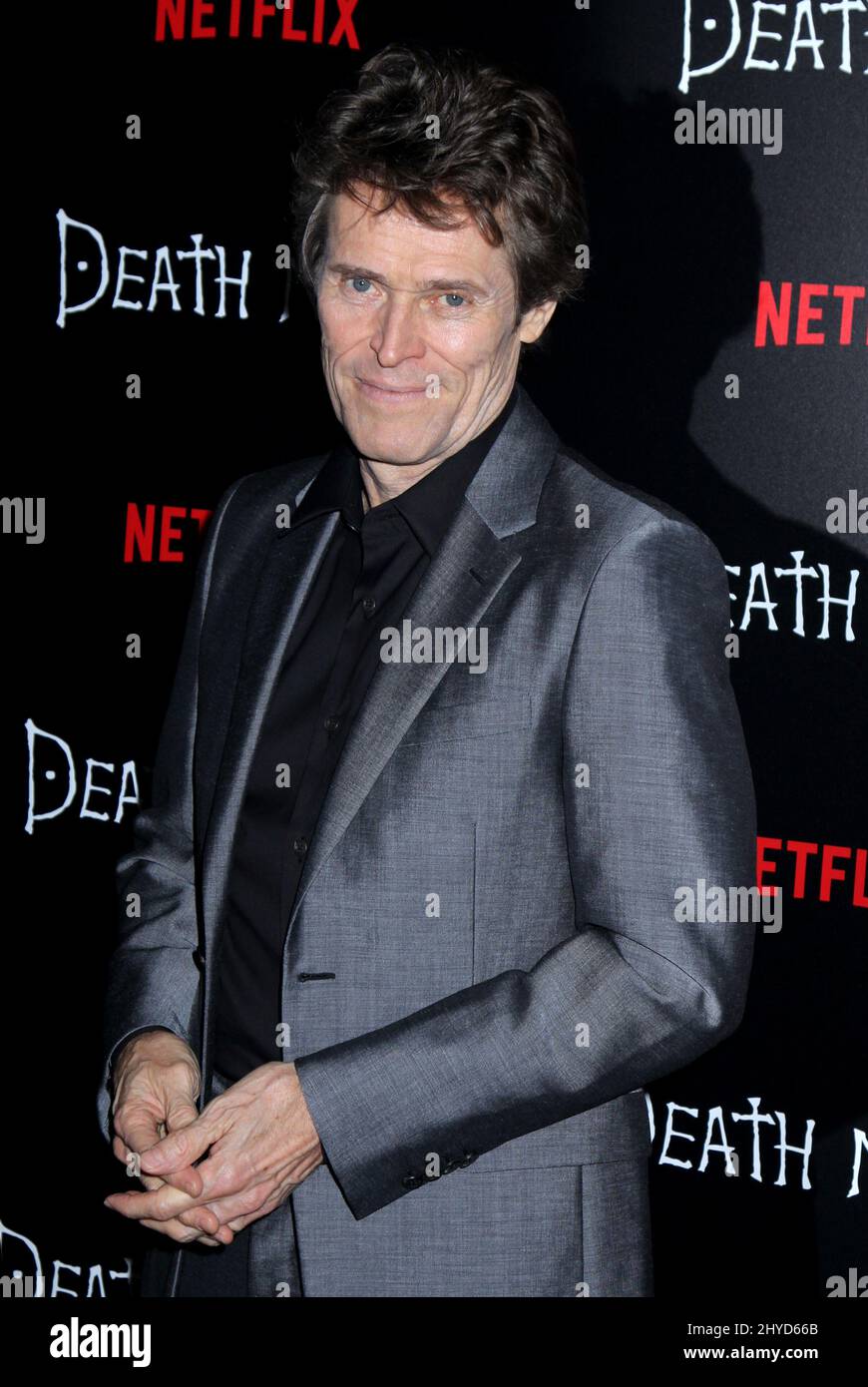 Willem Dafoe bei der Premiere von „Death Note“ auf dem AMC Loews Lincoln Square in New York, USA Stockfoto