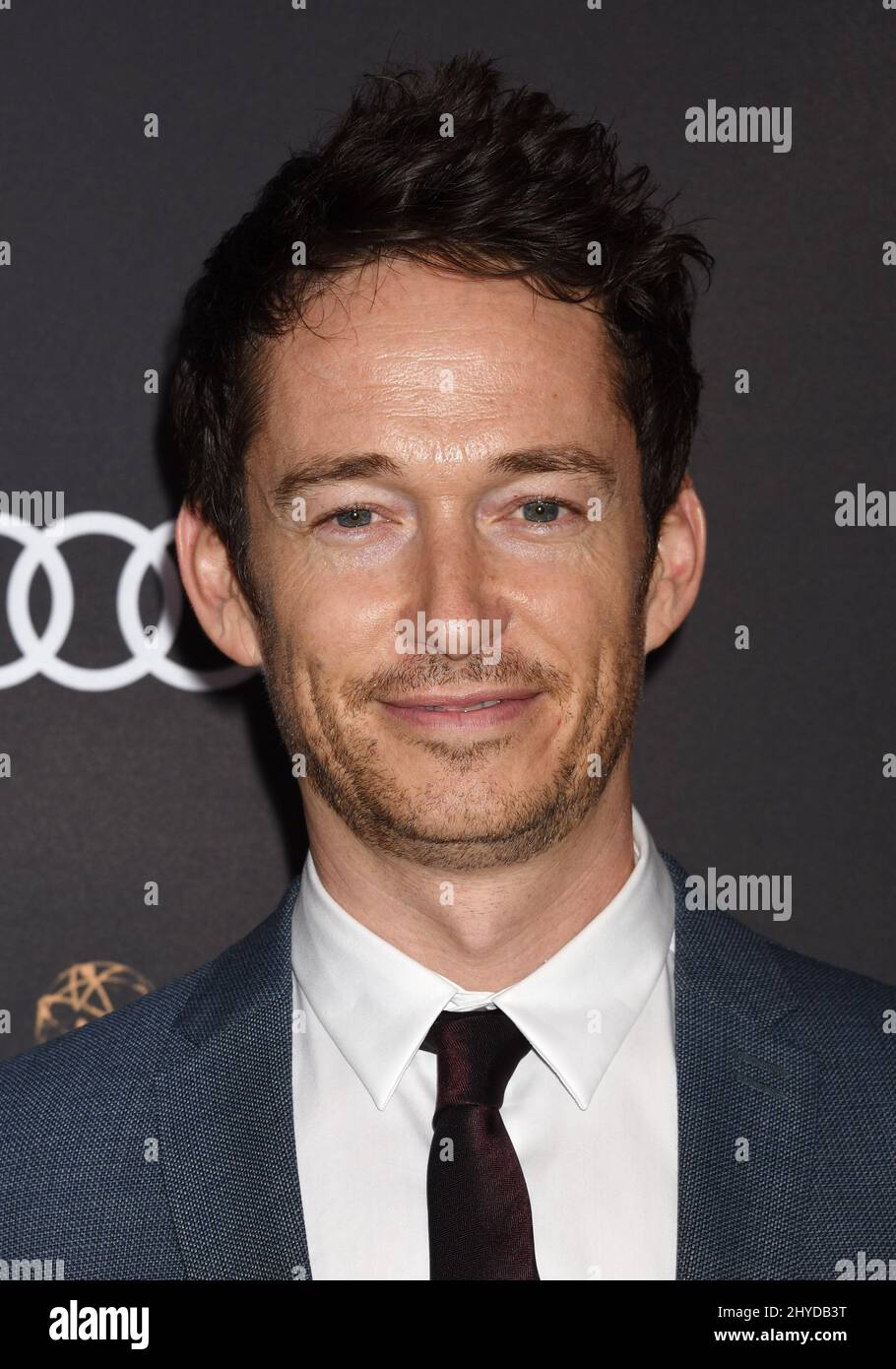 Simon Quarterman nimmt an dem Empfang der Emmy Awards Nominierten Interpreten 69. Teil, der im Wallis Annenberg Center for Performing Arts abgehalten wird Stockfoto