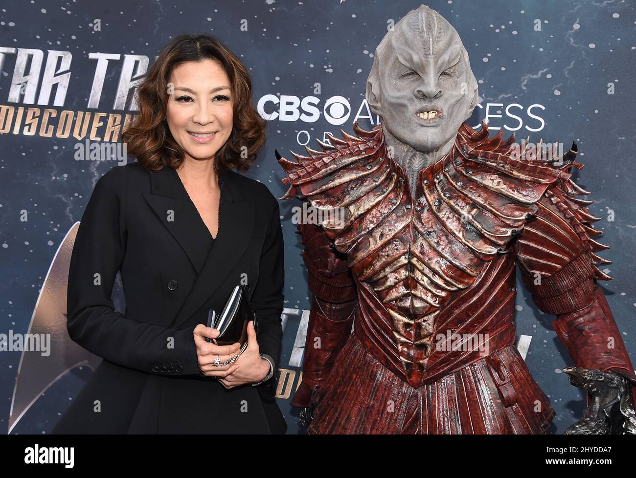 Michelle Yeoh bei der Premiere von „Star Trek: Discovery“ im Cinerama Dome Hollywood Stockfoto