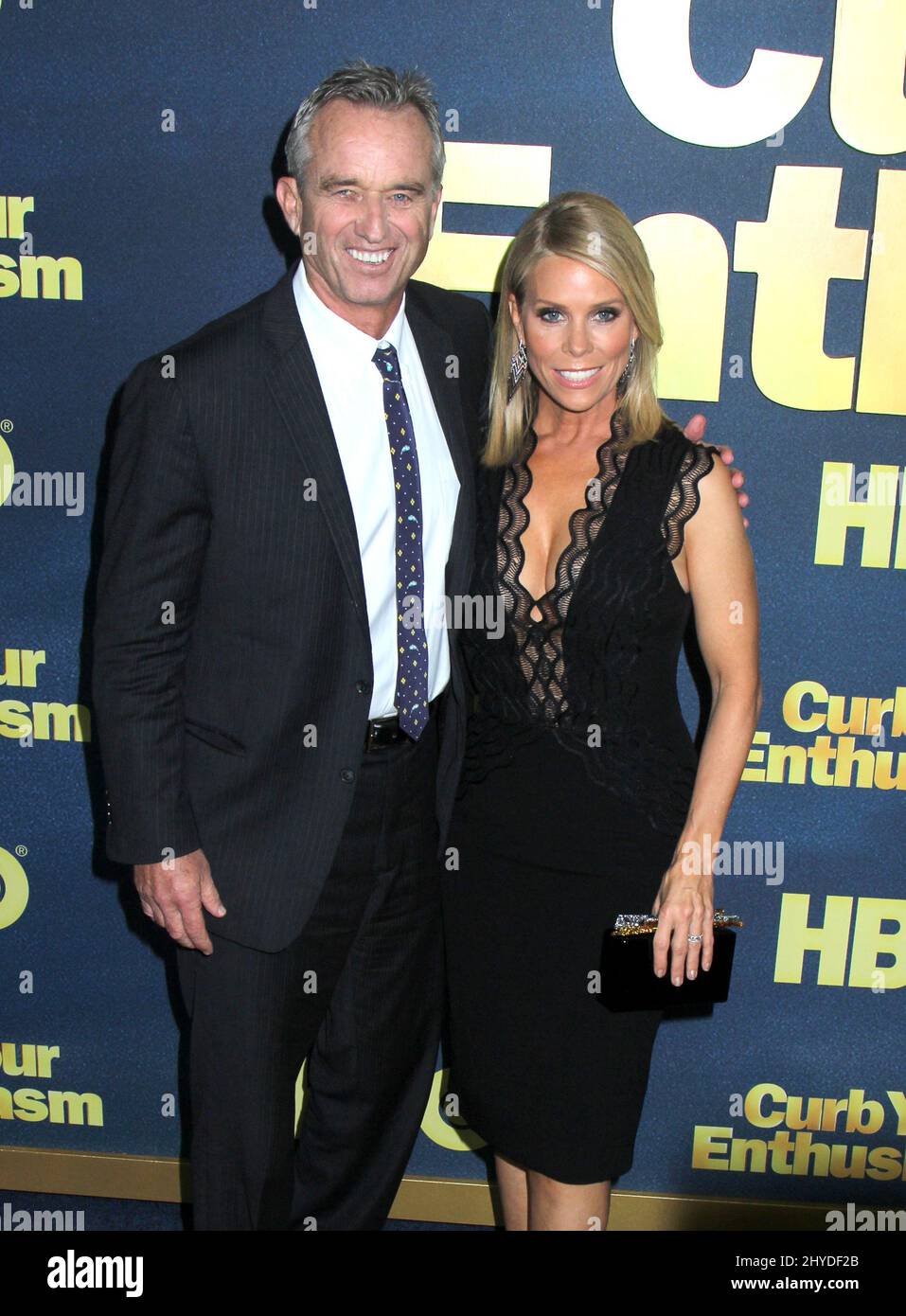 Robert F. Kennedy Jr. & Cheryl Hines bei der Premiere der Saison 9 im SVA  Theater am 27. September 2017 Stockfotografie - Alamy
