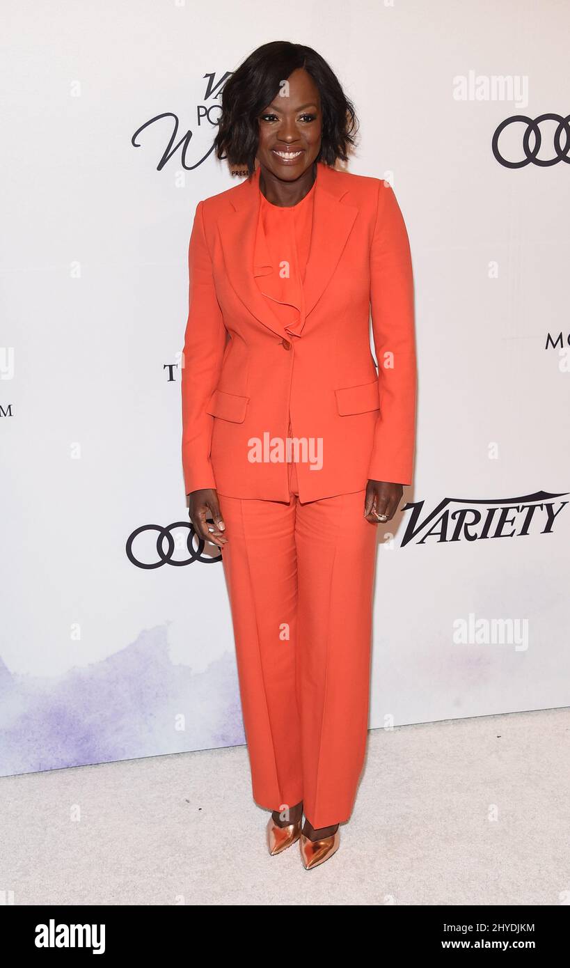 Viola Davis nimmt an Varieté's Power of Women: Los Angeles Teil, präsentiert von Lifetime im Beverly Wilshire Hotel in Los Angeles, USA Stockfoto