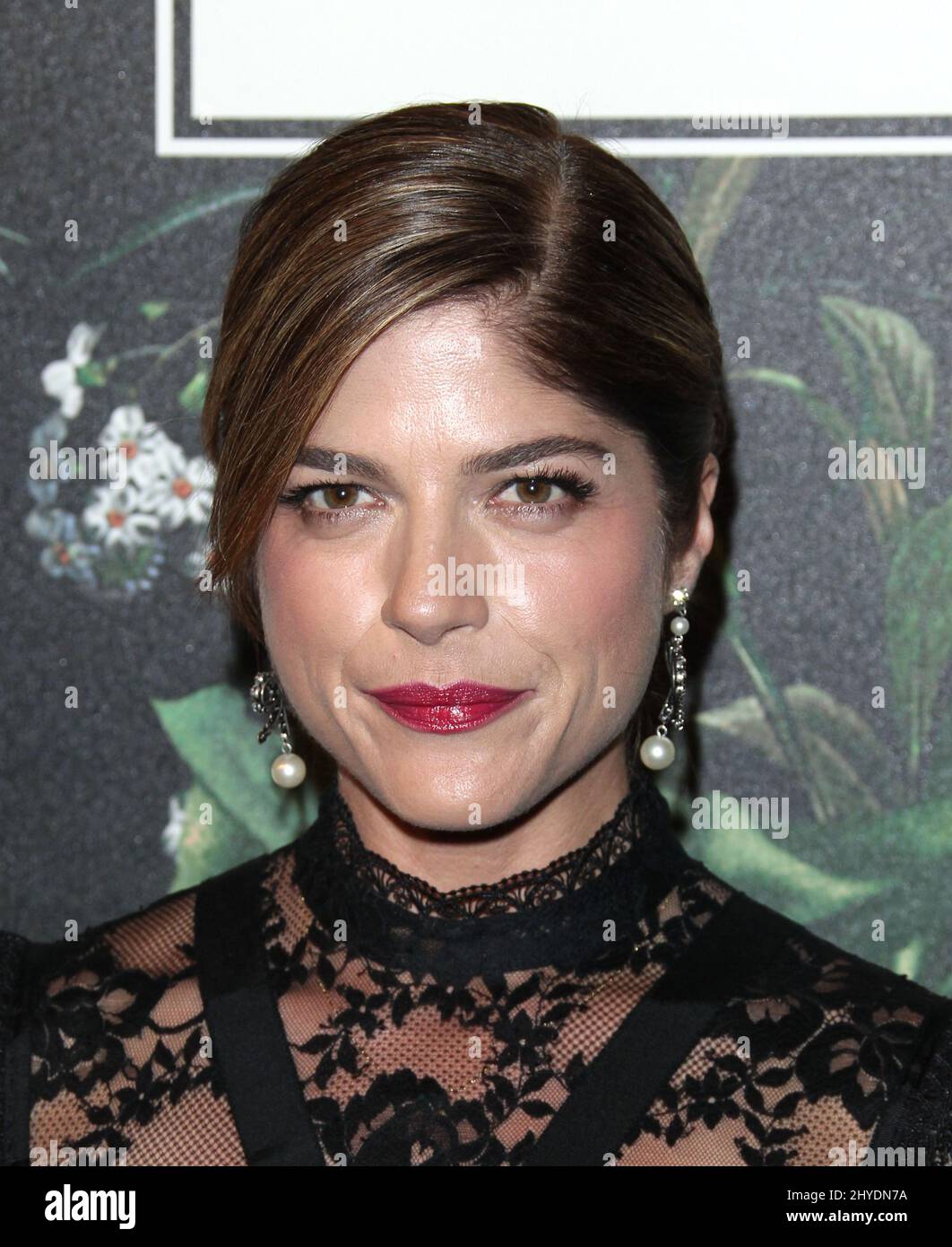 Selma Blair nimmt an der H&M x ERDEM Runway Show & Party im Ebell Club in Los Angeles, USA, Teil Stockfoto