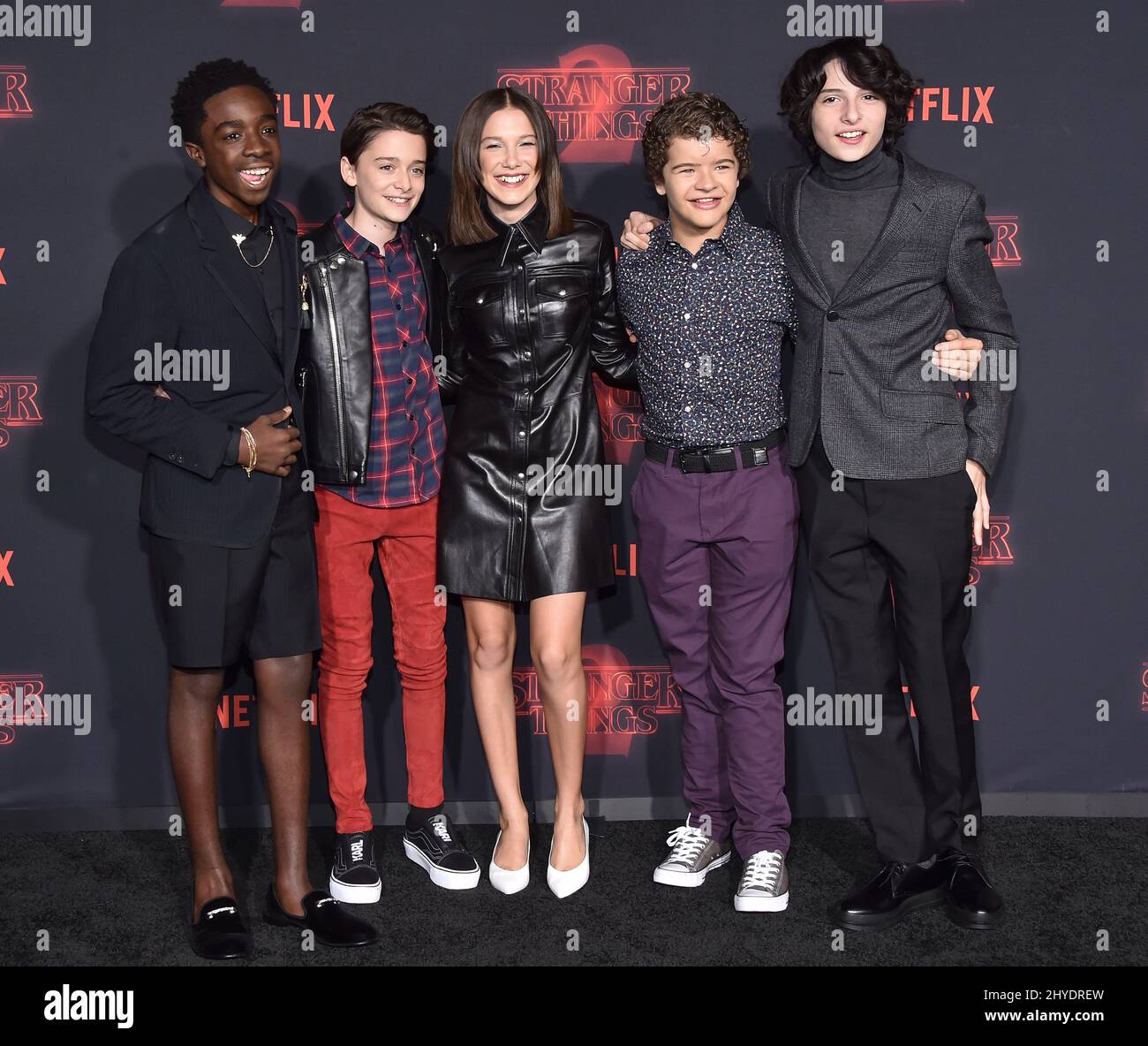 Caleb McLaughlin, Noah Schnapp, gaten Matarazzo, Finn Wolfhard und