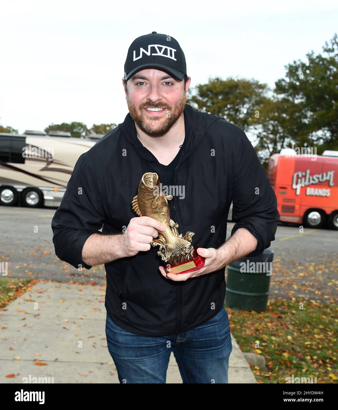 Chris Young The Legends 'Cast for a Cure' Big Bass Turnier zugunsten des T.J. Martell Foundation am Old Hickory Lake Stockfoto