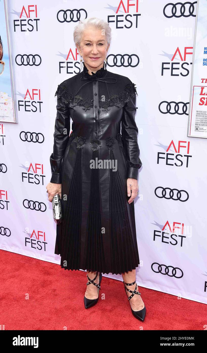 Helen Mirren bei der Vorführung „The Leisure Seeker“ während des AFI Fest, das am 12. November 2017 im Ägyptischen Theater in Hollywood, CA, stattfand. Stockfoto