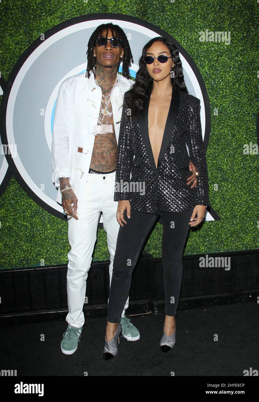 Wiz Khalifa und Izabela Guedes bei der GQ Men of the Year Party 2017 im Chateau Marmont am 7. Dezember 2017 in West Hollywood, ca. Stockfoto