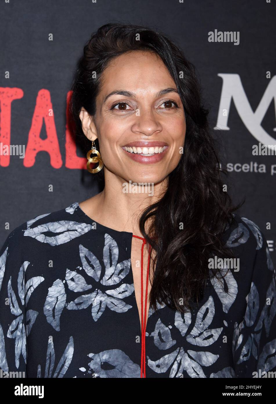 Rosario Dawson als Rosario Dawson wird am 2. Februar 2018 in Los Angeles mit dem Preis für Sozialjustiz-Dreharbeiten in Italien am Italienischen Kulturinstitut ausgezeichnet Stockfoto