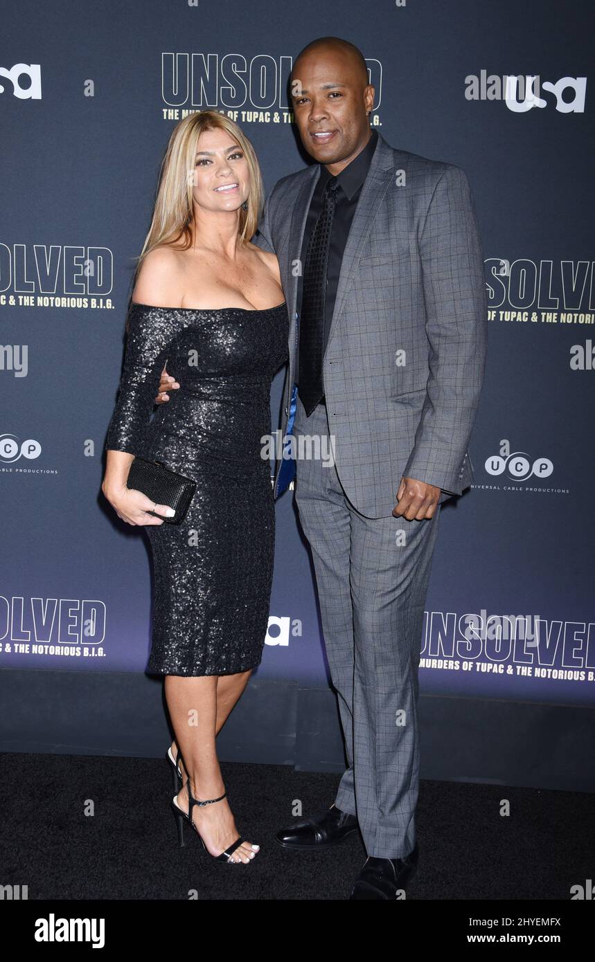 Daryn Dupree bei der „Unsolved: The Mordes of Tupac & the notorious B.I.G.“ des USA Networks, die am 22. Februar 2018 in Avalon in Hollywood, CA, stattfand. Stockfoto