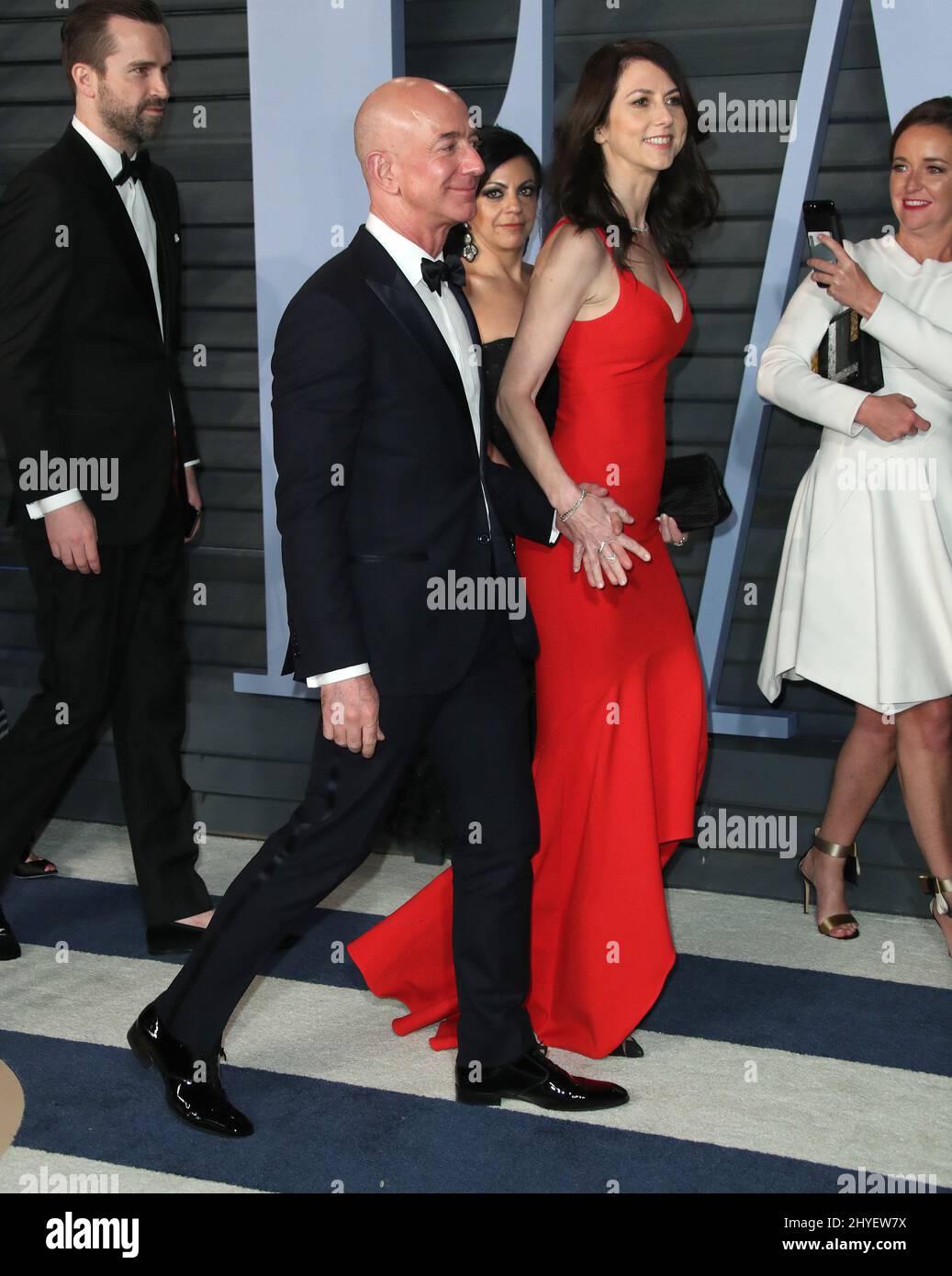 Jeff Bezos bei der Vanity Fair Oscar Party 2018, veranstaltet von Radhika Jones, die am 4. März 2018 im Wallis Annenberg Center for the Performing Arts stattfand, Beverly Hills, ca. Stockfoto