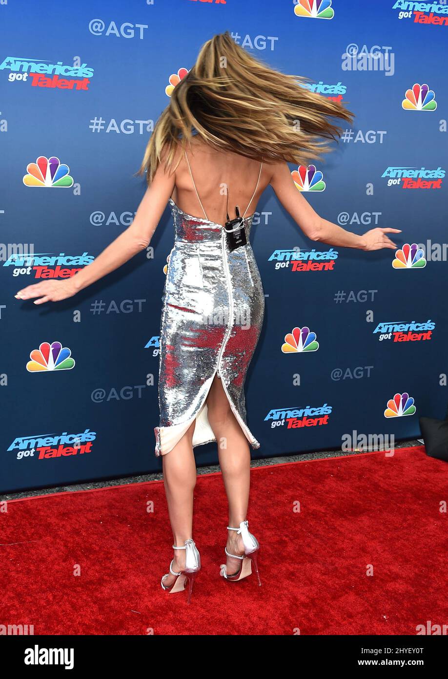 Heidi Klum beim America's Got Talent Red Carpet Kickoff in Pasadena Stockfoto