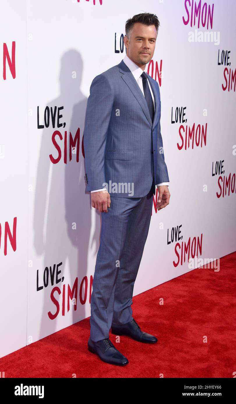 Josh Duhamel bei der „Love, Simon“ Special Screening, die am 13. März 2018 im Westfield Century City Mall Atrium in Century City, ca. Stockfoto