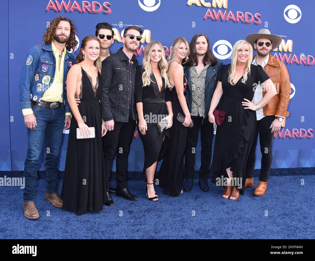 Lanco bei den Academy of Country Music Awards 53., die am 15. April 2018 in Las Vegas in der MGM Grand Garden Arena verliehen wurden Stockfoto