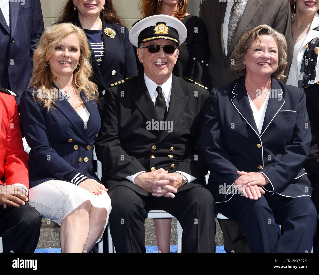 Jill Whelan, Gavin MacLeod und Lauren Tewes während der Princess Cruises und der Darsteller von „The Love Boat“ Hollywood Walk of Fame Ehrenstern-Plakette am 10. Mai 2018. Stockfoto