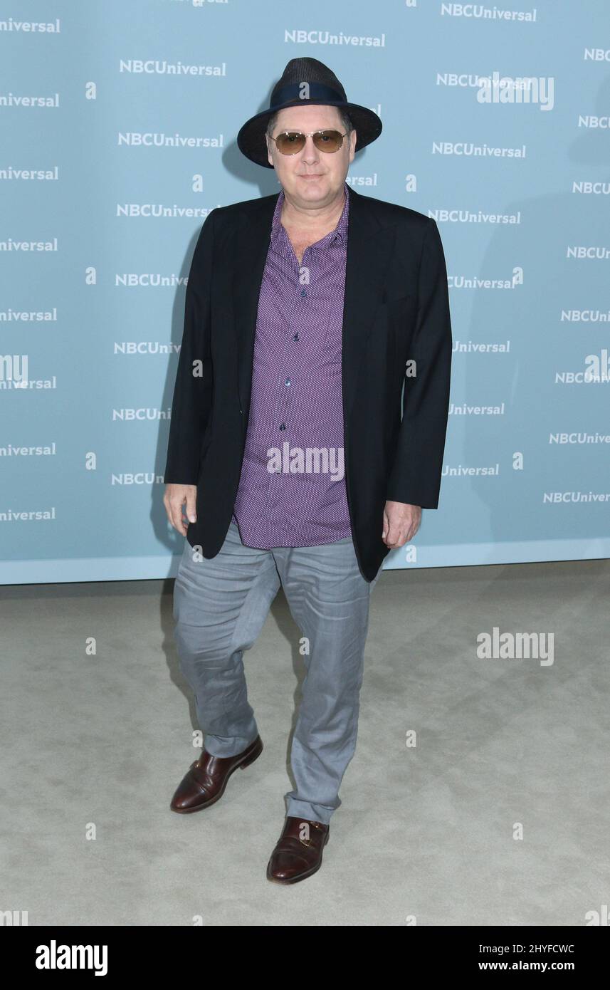 James Spader nimmt an der NBCUniversal 2018 Upfronts Teil, die am 14. Mai 2018 in der Radio City Music Hall, New York, stattfand. Stockfoto