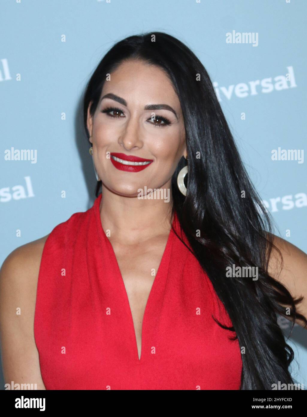 Nikki Bella nimmt an der NBCUniversal 2018 Upfronts Teil, die am 14. Mai 2018 in der Radio City Music Hall, New York, stattfand. Stockfoto