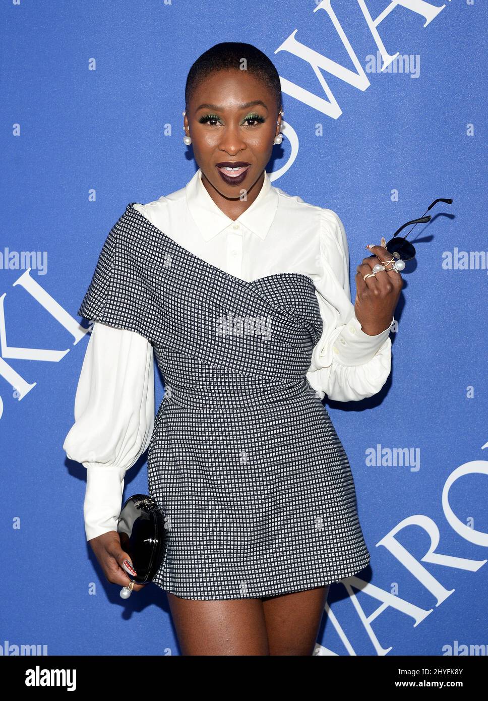 Cynthia Erivo bei den CFDA Fashion Awards 2018, die am 4. Juni 2018 im Brooklyn Museum in Brooklyn, NY, verliehen wurden Stockfoto