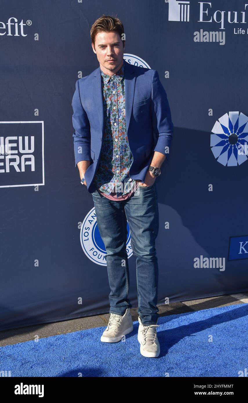 Josh Henderson nimmt an der jährlichen Blue Diamond Gala 4. im Dodger Stadium am 11. Juni 2018 in Los Angeles, CA Teil Stockfoto