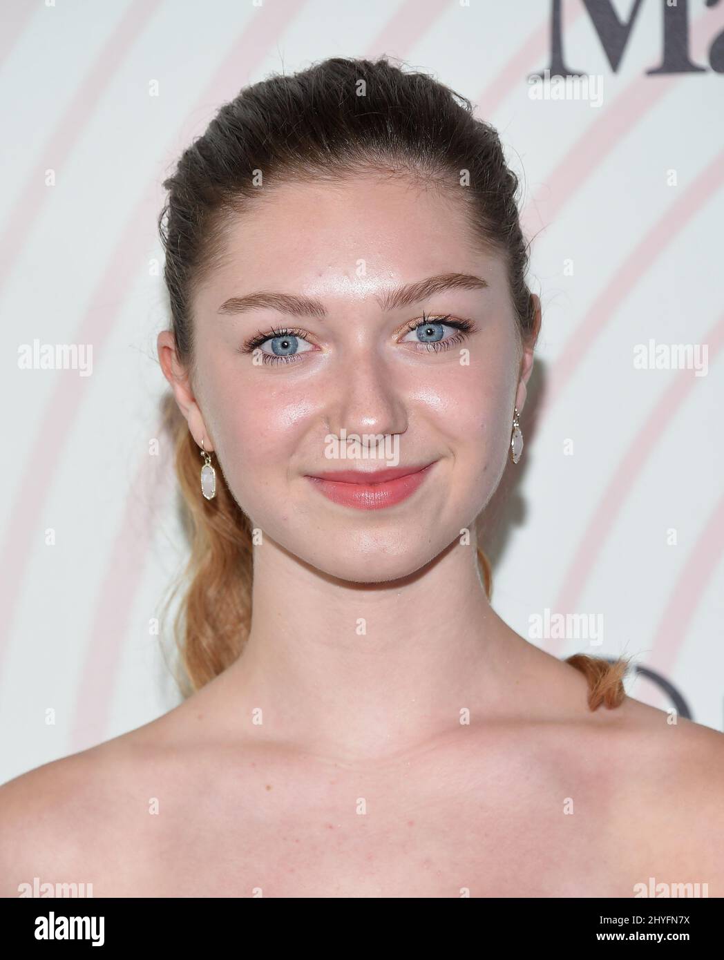 Isabella Blake-Thomas bei der Ankunft bei den WIF 2018 Crystal + Lucy Awards, die am 13. Juni 2018 im Beverly Hilton Hotel in Beverly Hills verliehen wurden Stockfoto