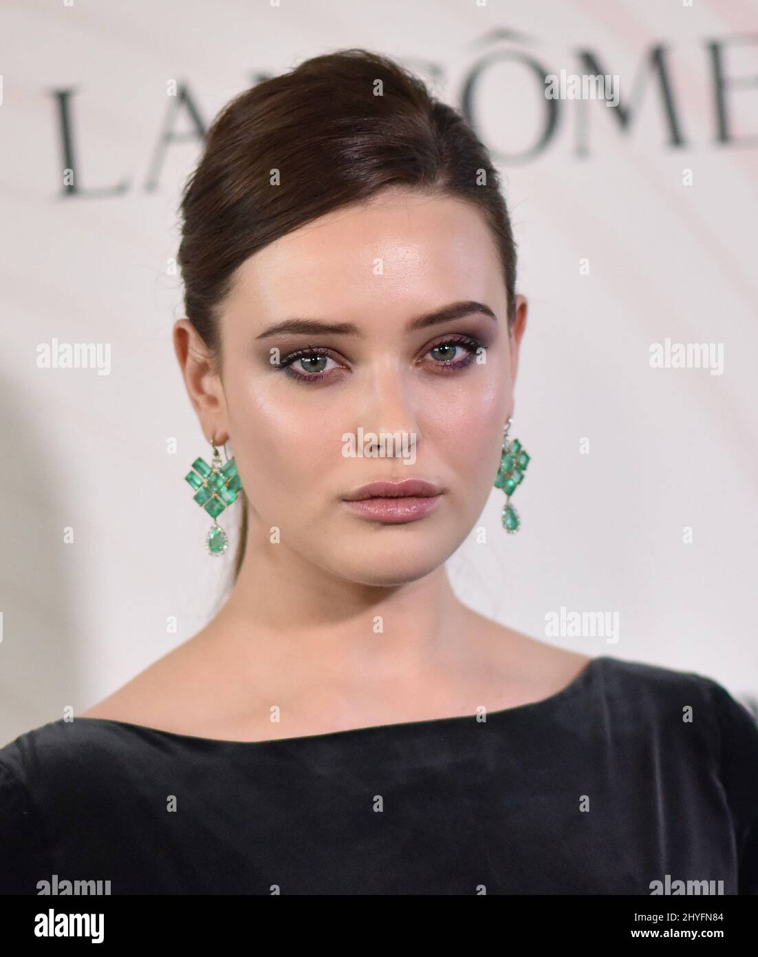 Katherine Langford bei der Ankunft bei den WIF 2018 Crystal + Lucy Awards, die am 13. Juni 2018 im Beverly Hilton Hotel in Beverly Hills, CA, verliehen wurden. Stockfoto