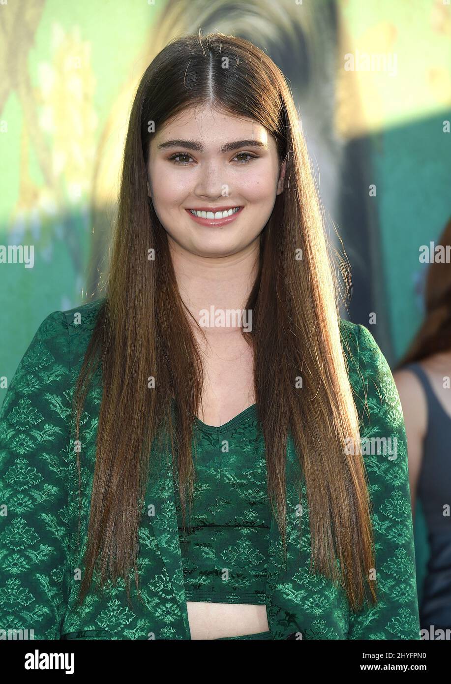 April Brinson bei der Premiere von HBO's limitierter Serie „Sharp Objects“ in Los Angeles, die am 26. Juni 2018 im Cinerama Dome Hollywood in Hollywood, CA, stattfand. Stockfoto