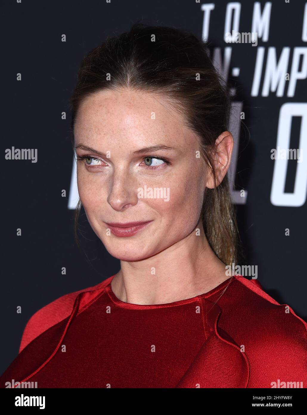 Rebecca Ferguson bei der Washington DC Premiere von Mission: Impossible Fallout Stockfoto