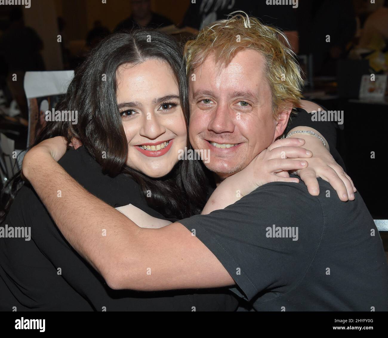 Nikki Blonsky und Chad Lindberg bei der Hollywood Show im LAX Westin Hotel am 28. Juli 2018 in Los Angeles, USA. Stockfoto