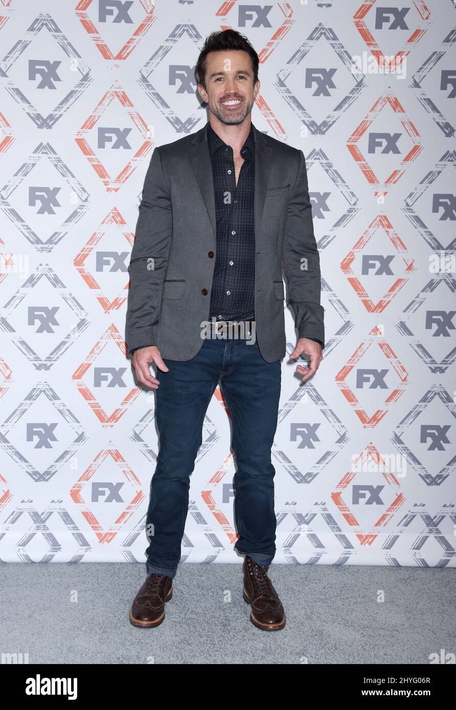 Rob McElhenney bei der FX 2018 TCA Summer Press Tour im Beverly Hilton Hotel Stockfoto