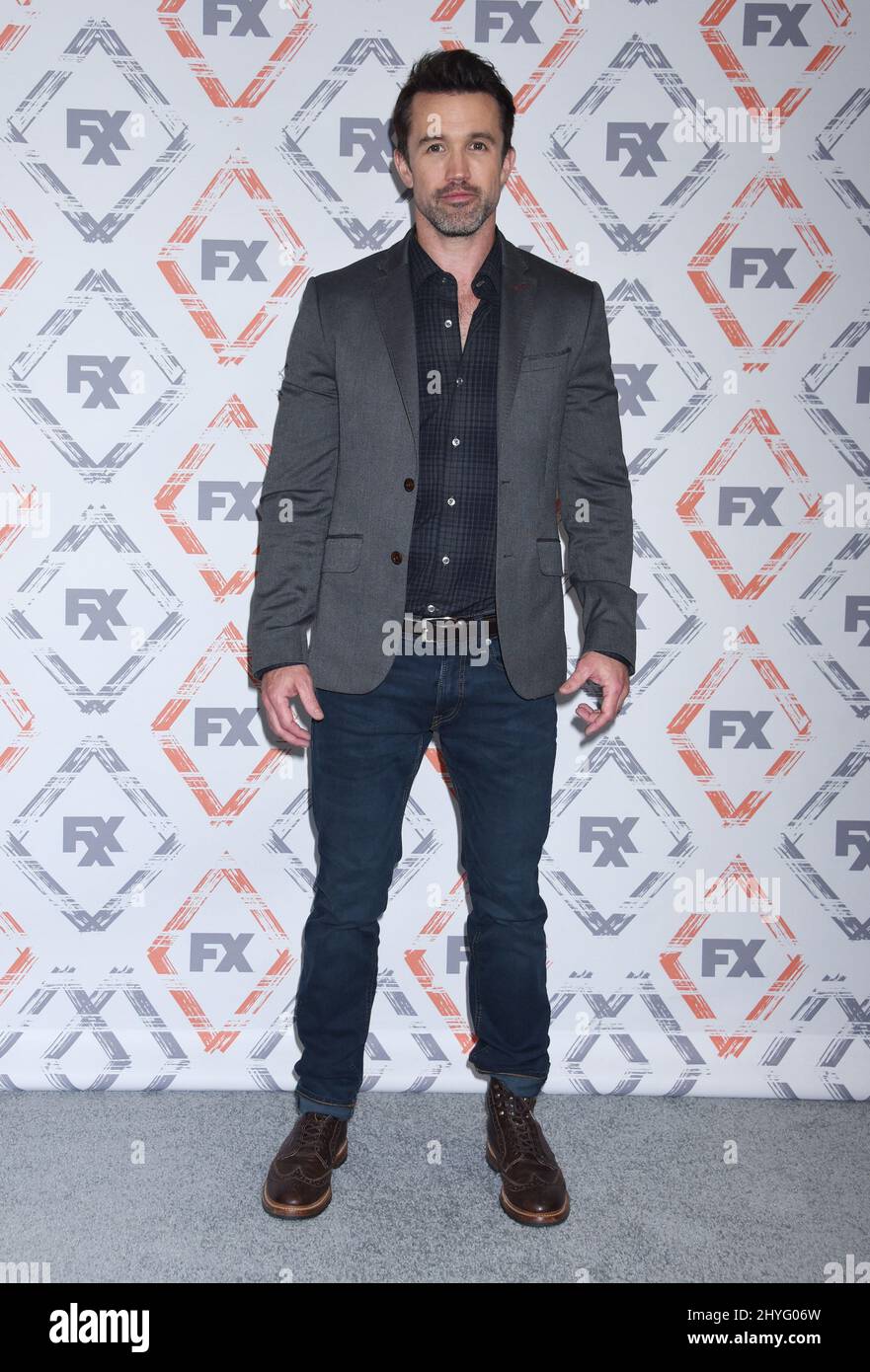 Rob McElhenney bei der FX 2018 TCA Summer Press Tour im Beverly Hilton Hotel Stockfoto