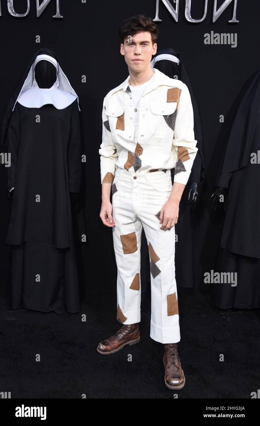 Aidan Alexander bei der Weltpremiere „The nun“, die am 4. September 2018 im TCL Chinese Theatre in Hollywood, USA, stattfand. Stockfoto
