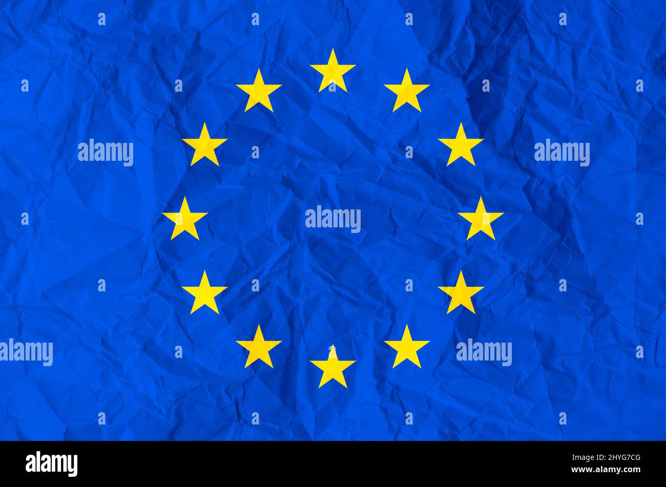 EU-Flagge Stockfoto