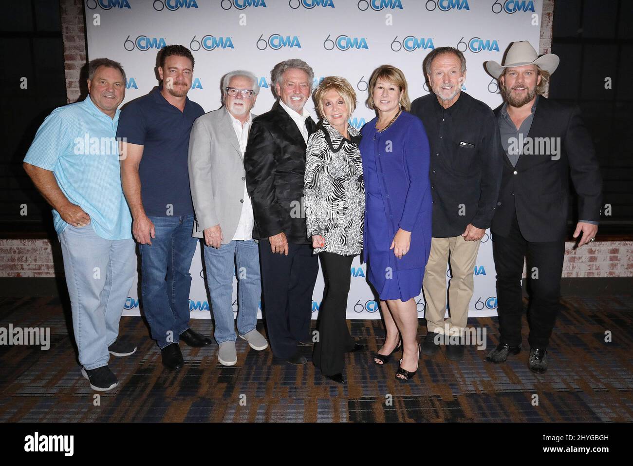 Gatlin Brothers und Jeannie Seely sowie Sarah Trahern und Craig Wayne Boyd bei der 60. Birthday Party der Country Music Association am 26. September 2018 im Wildhorse Saloon in Nashville, Tennessee Stockfoto