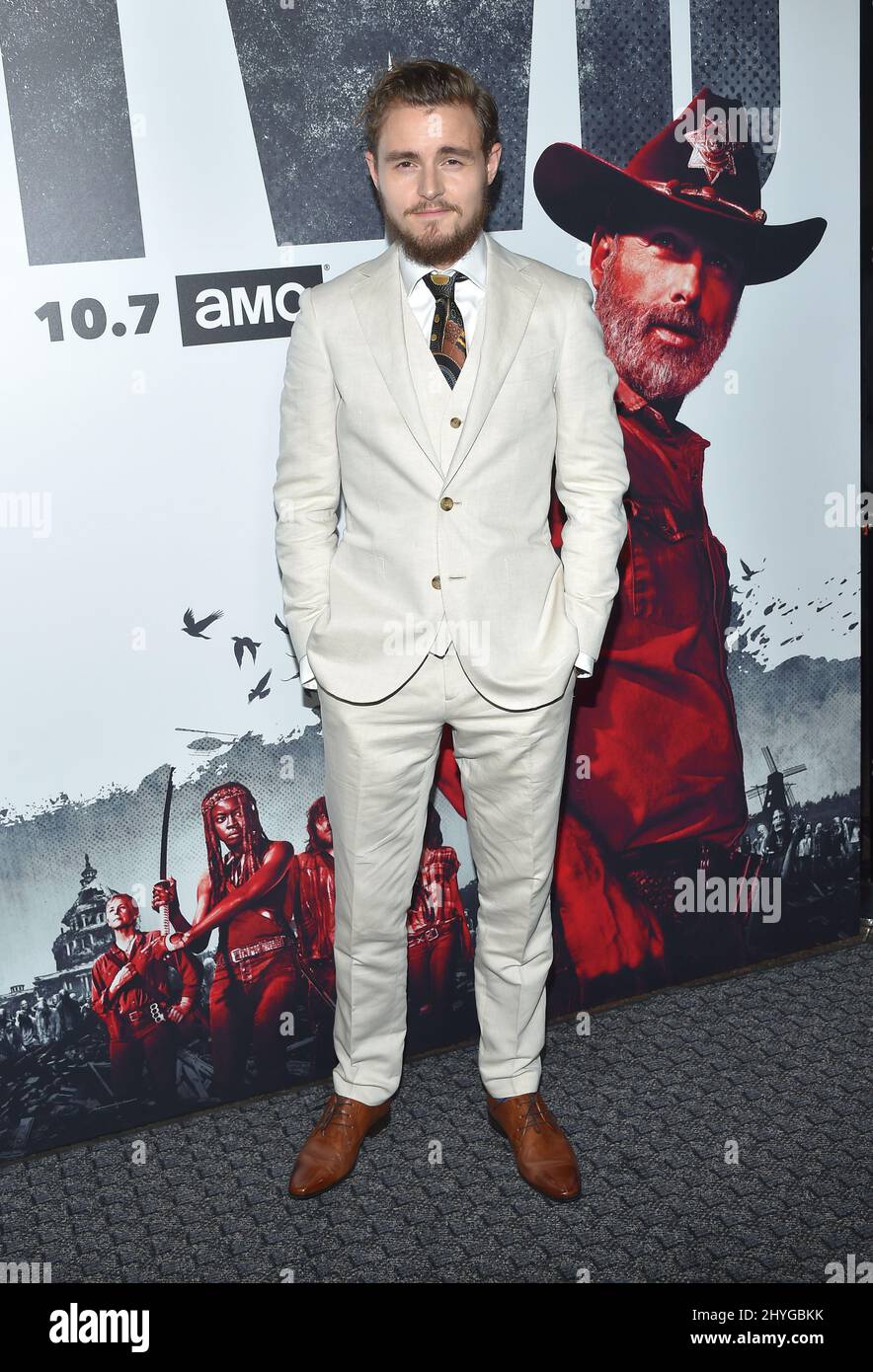 Callan McAuliffe bei der Premiere von „The Walking Dead“ in der Saison