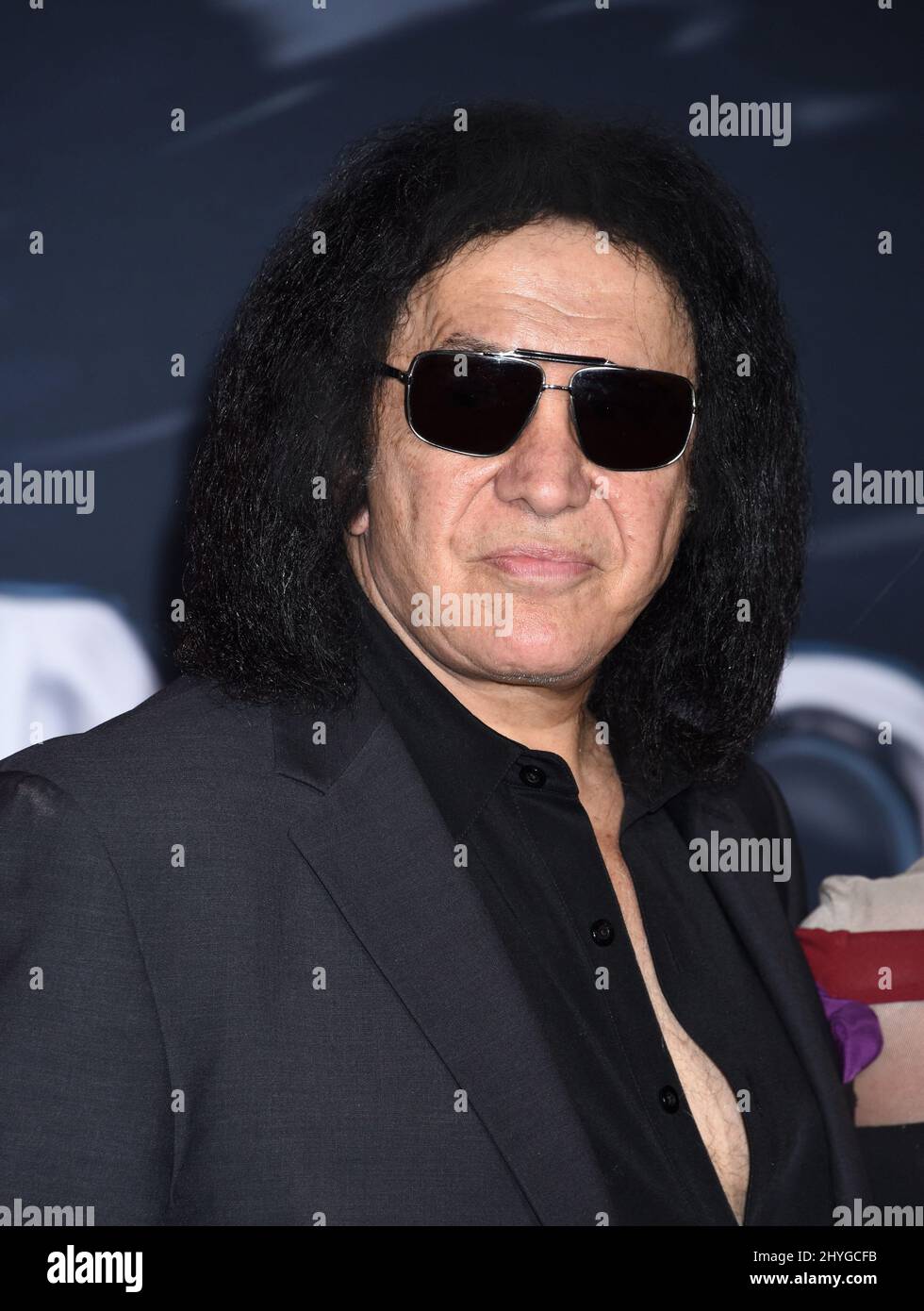 Gene Simmons bei der Premiere von „Venom“ am 1. Oktober 2018 im Regency Village Theater in Westwood, Los Angeles Stockfoto