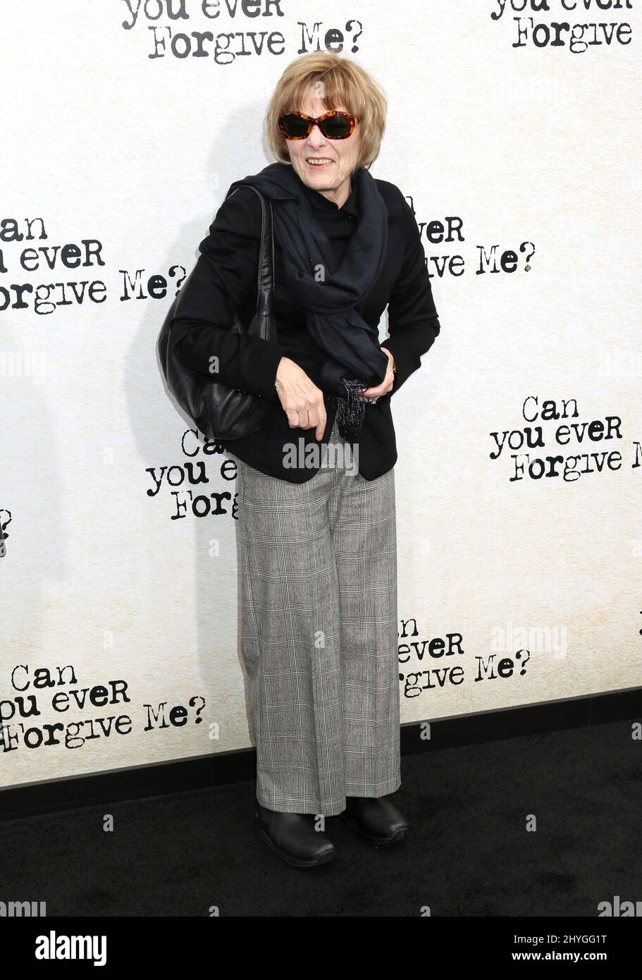 Jane Curtin beim „Können Sie mir jemals vergeben?“ Premiere im SVA Theatre in New York am October14. 2018 Stockfoto