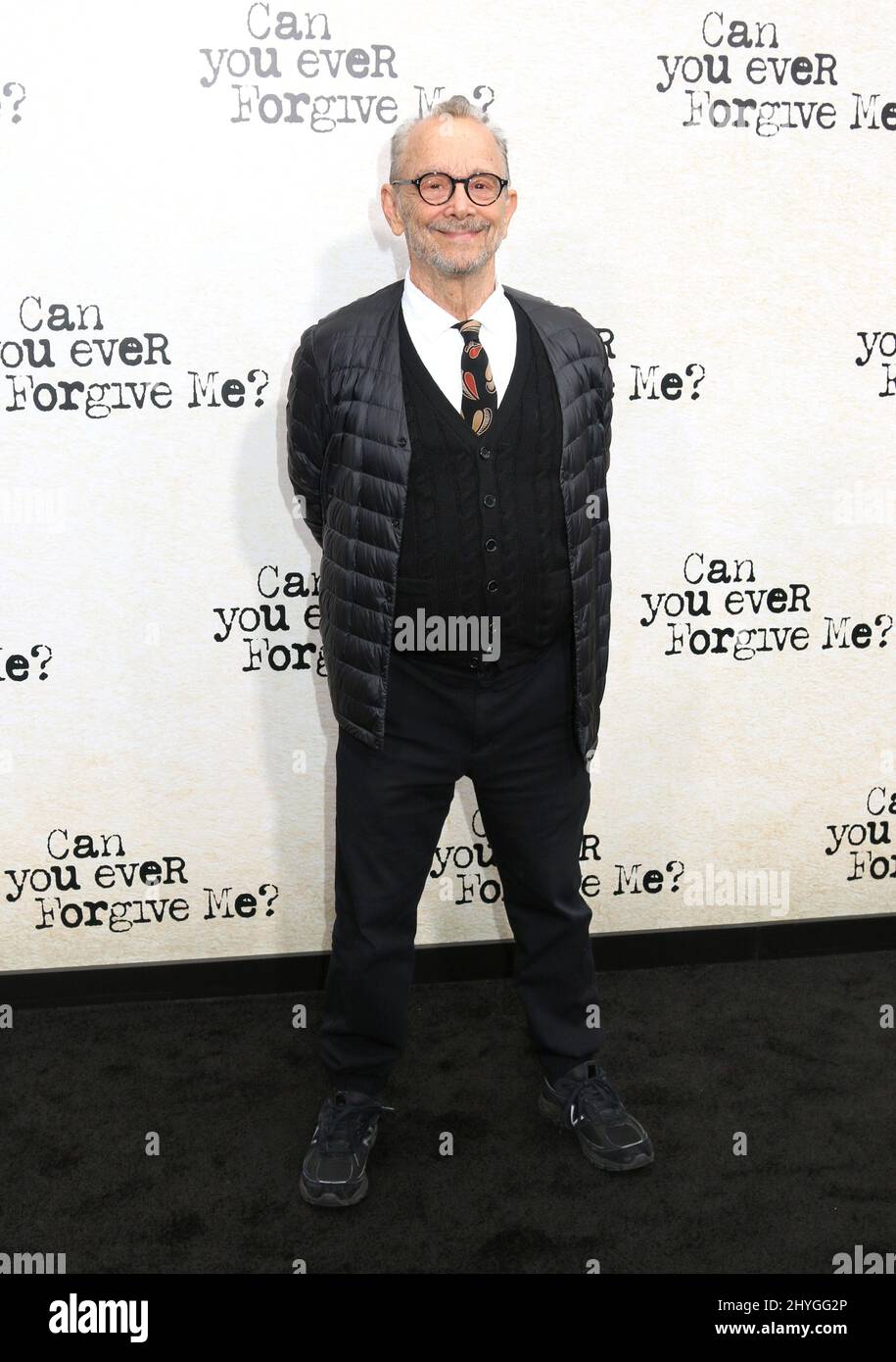 Joel Gray nimmt an der Veranstaltung „Können Sie mir jemals vergeben?“ Teil. Premiere im SVA Theatre in New York am October14. 2018 Stockfoto