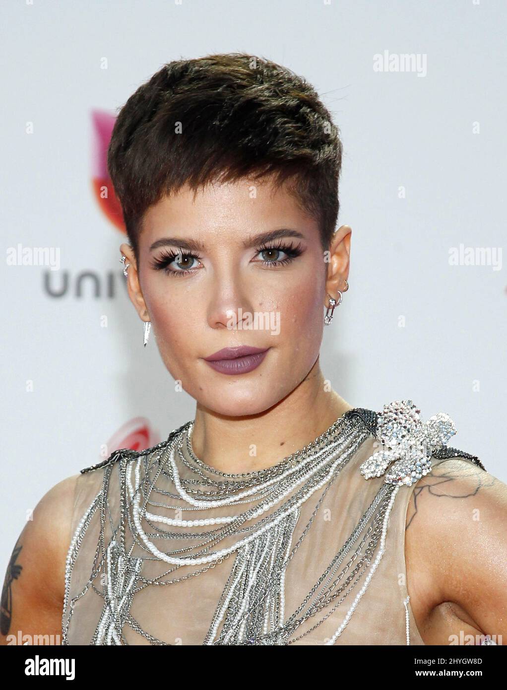 Halsey bei den jährlichen Latin Grammy Awards 19. in der MGM Grand Garden Arena Stockfoto