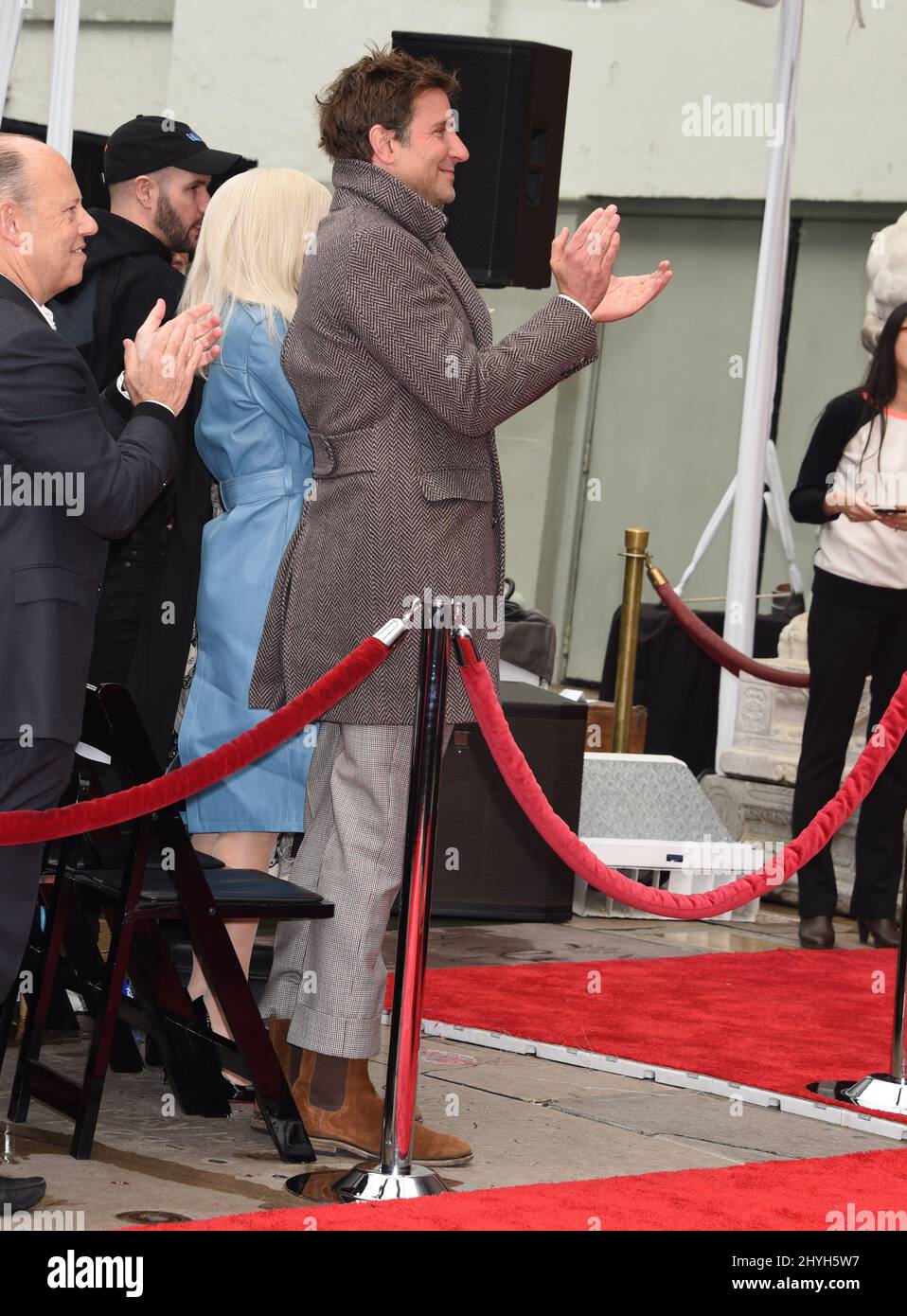 Bradley Cooper und Lady Gaga bei der Sam Elliott Hand- und Footprints-Zeremonie, die am 7. Januar 2019 im TCL Chinese Theatre in Hollywood, USA, stattfand. Stockfoto Bradley Cooper und Lady Gaga bei der Sam Elliott Hand- und Footprints-Zeremonie, die am 7. Januar 2019 im TCL Chinese Theatre in Hollywood, USA, stattfand. Stockfoto