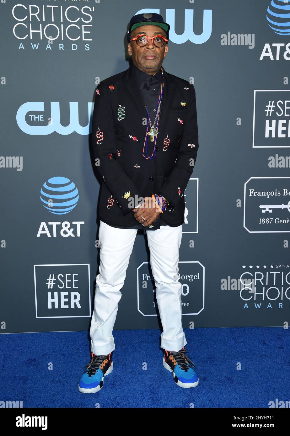 Spike Lee bei den Annual Critics' Choice Awards 24., die am 13. Januar 2019 in Santa Monica, USA, bei Barker Hanger verliehen wurden. Stockfoto