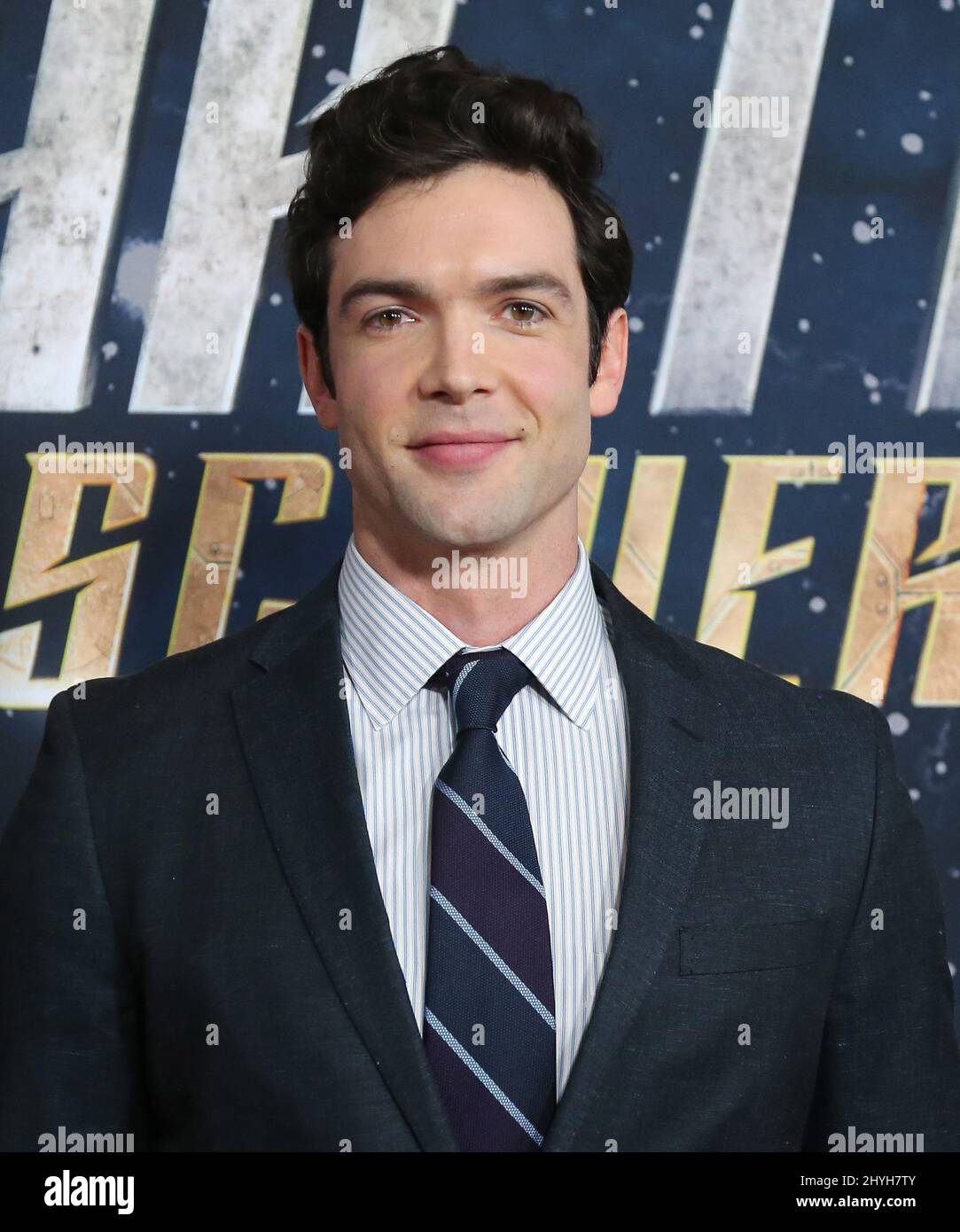 Ethan Peck bei der Premiere von Star Trek: Discovery in New York in der Saison 2 Stockfoto