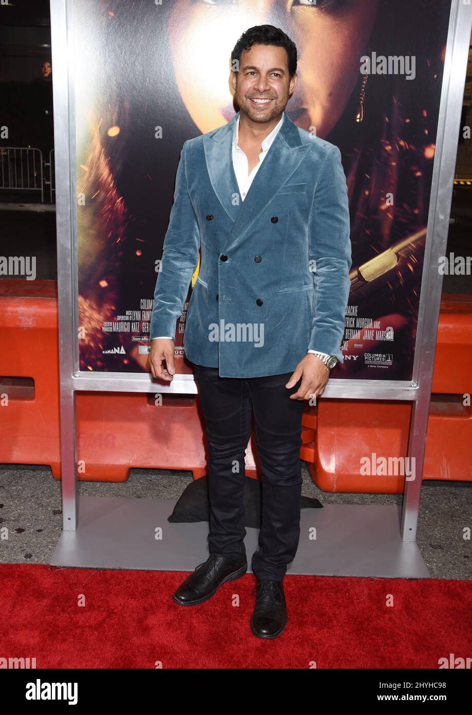 Jon Huertas bei der „Miss Bala“-Weltpremiere im Regal Cinemas L.A. LIVE am 30. Januar 2019 in Los Angeles, USA. Stockfoto