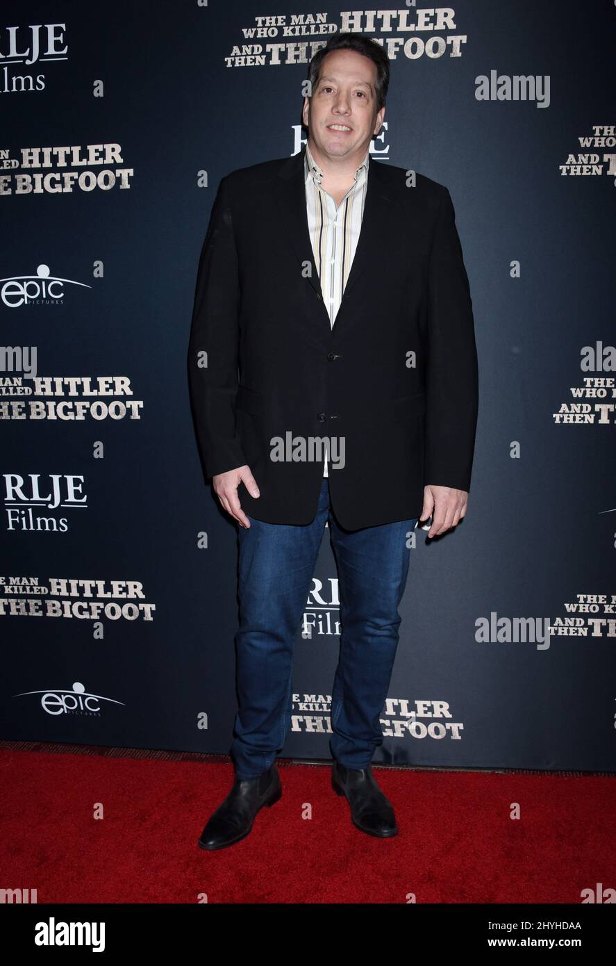 Patrick Ewald bei „The man Who Killed Hitler and Then The Bigfoot“ in Los Angeles Premiere im ArcLight Cinemas Hollywood am 4. Februar 2019 in Hollywood, ca. Stockfoto