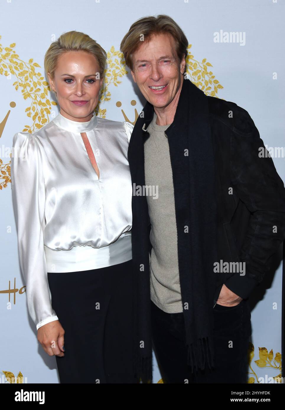 Josie Bissett und Jack Wagner kommen am 09. Februar 2019 in Pasadena, CA, zum Hallmark Channel und zu Hallmark Movies & Mysteries Winter 2019 TCA Event im Tournament House. Stockfoto