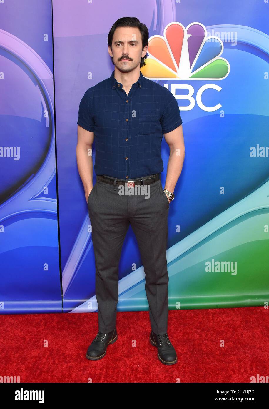 Milo Ventimiglia beim NBC Universal Mid Season Press Day in Los Angeles Stockfoto