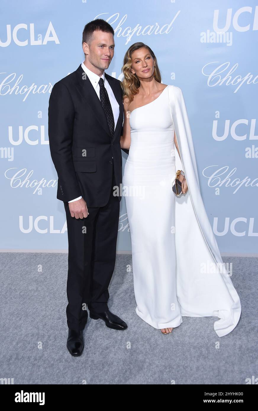 Tom Brady und Gisele Bundchen nehmen an der Hollywood for Science Gala in Los Angeles, Kalifornien, Teil Stockfoto